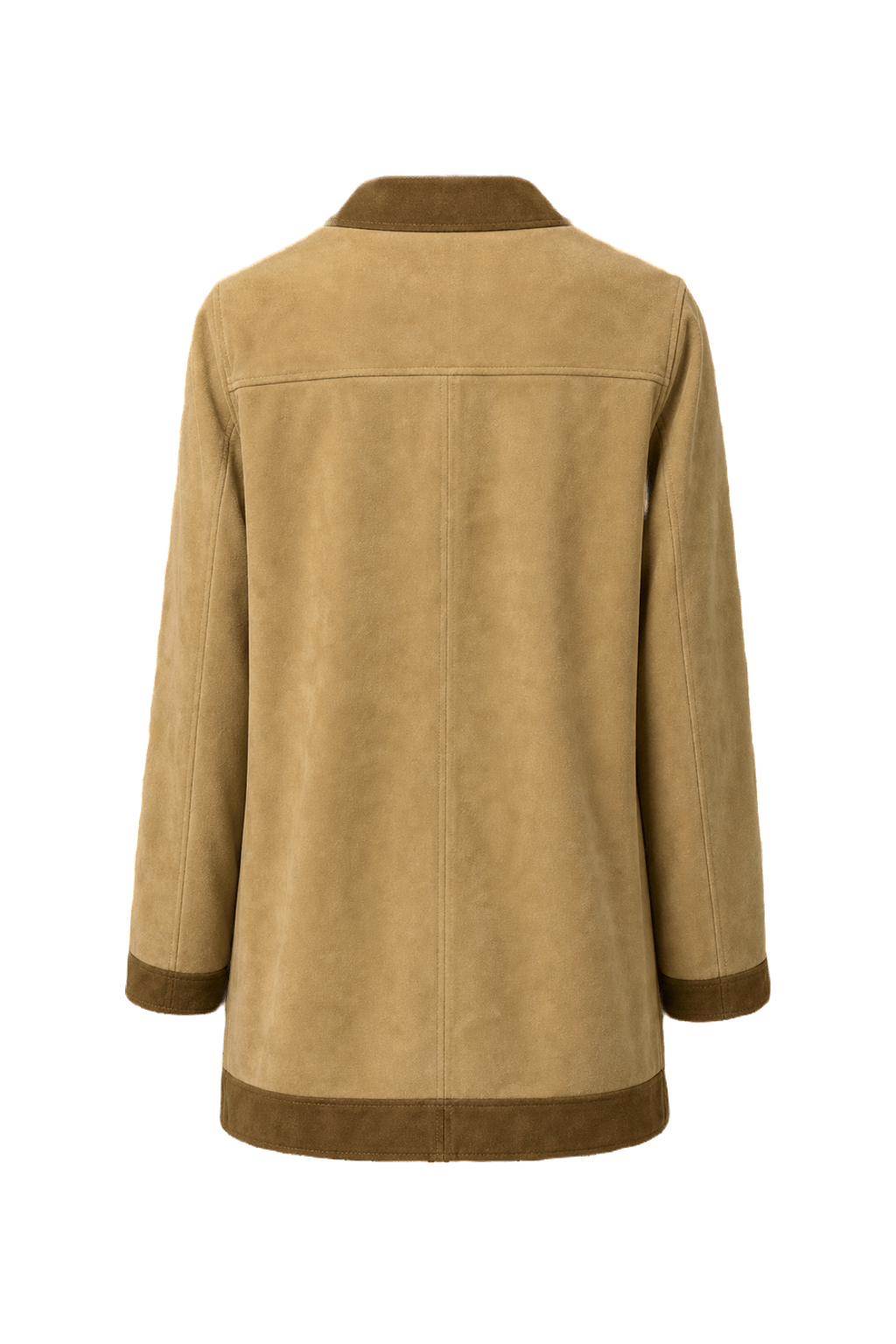 1960s Beige Cotton Jacket - Back View