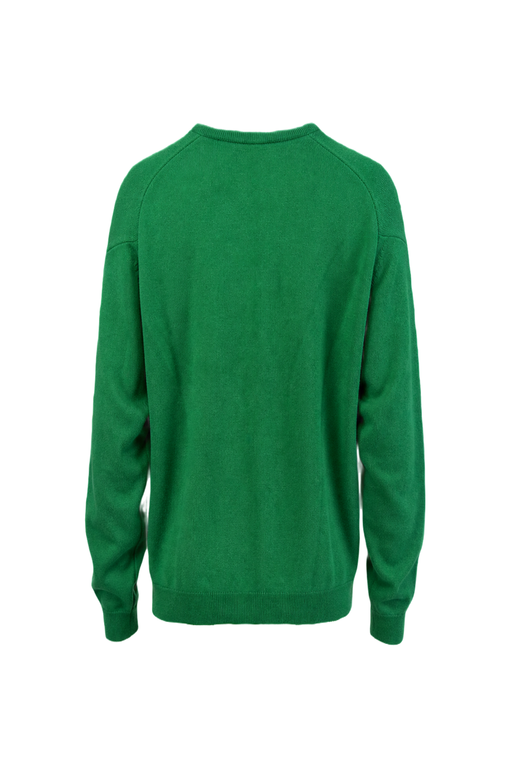 1990s Green Cotton Blend Sweater - Back View