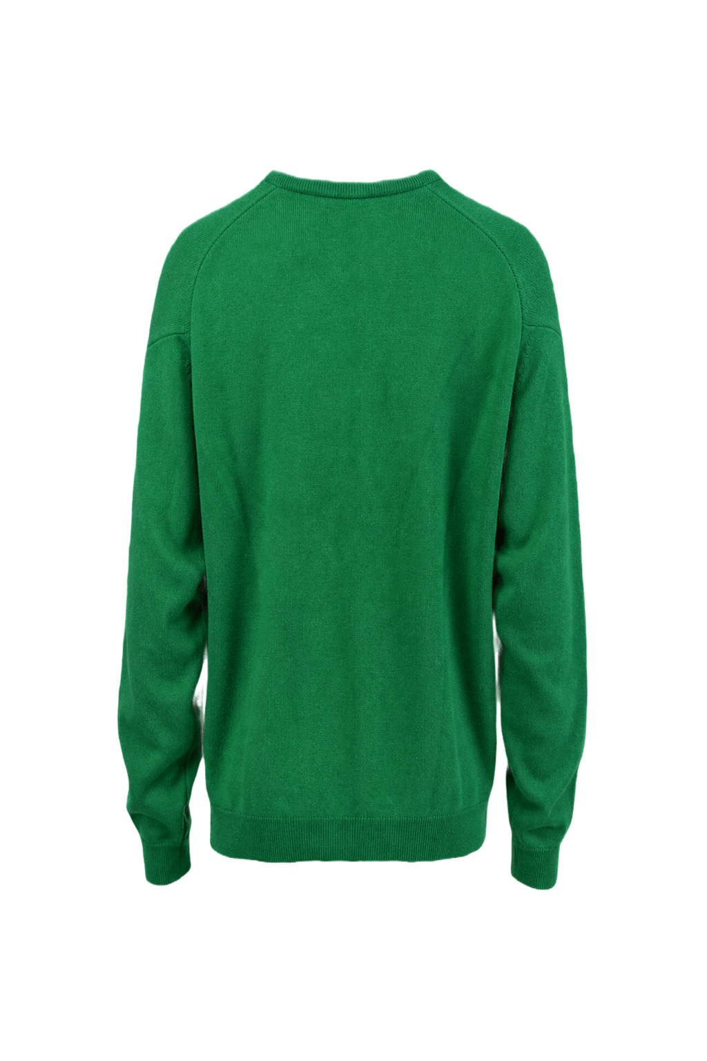 1990s Green Cotton Blend Sweater - Back View