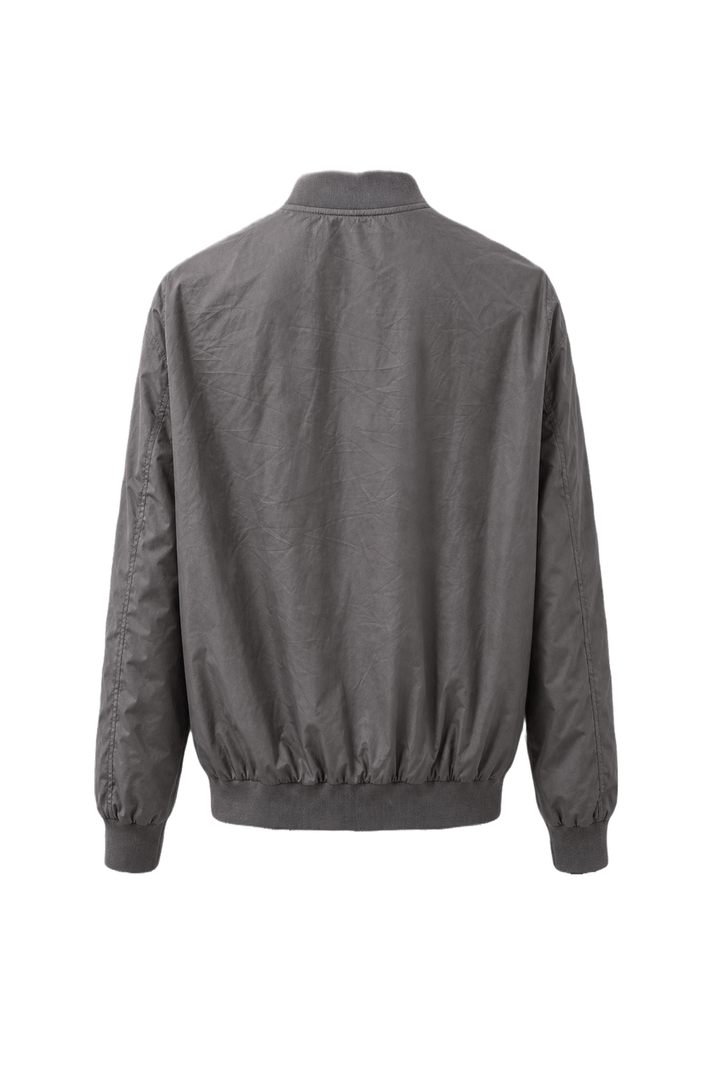 1980s Grey Nylon Jacket - Back View