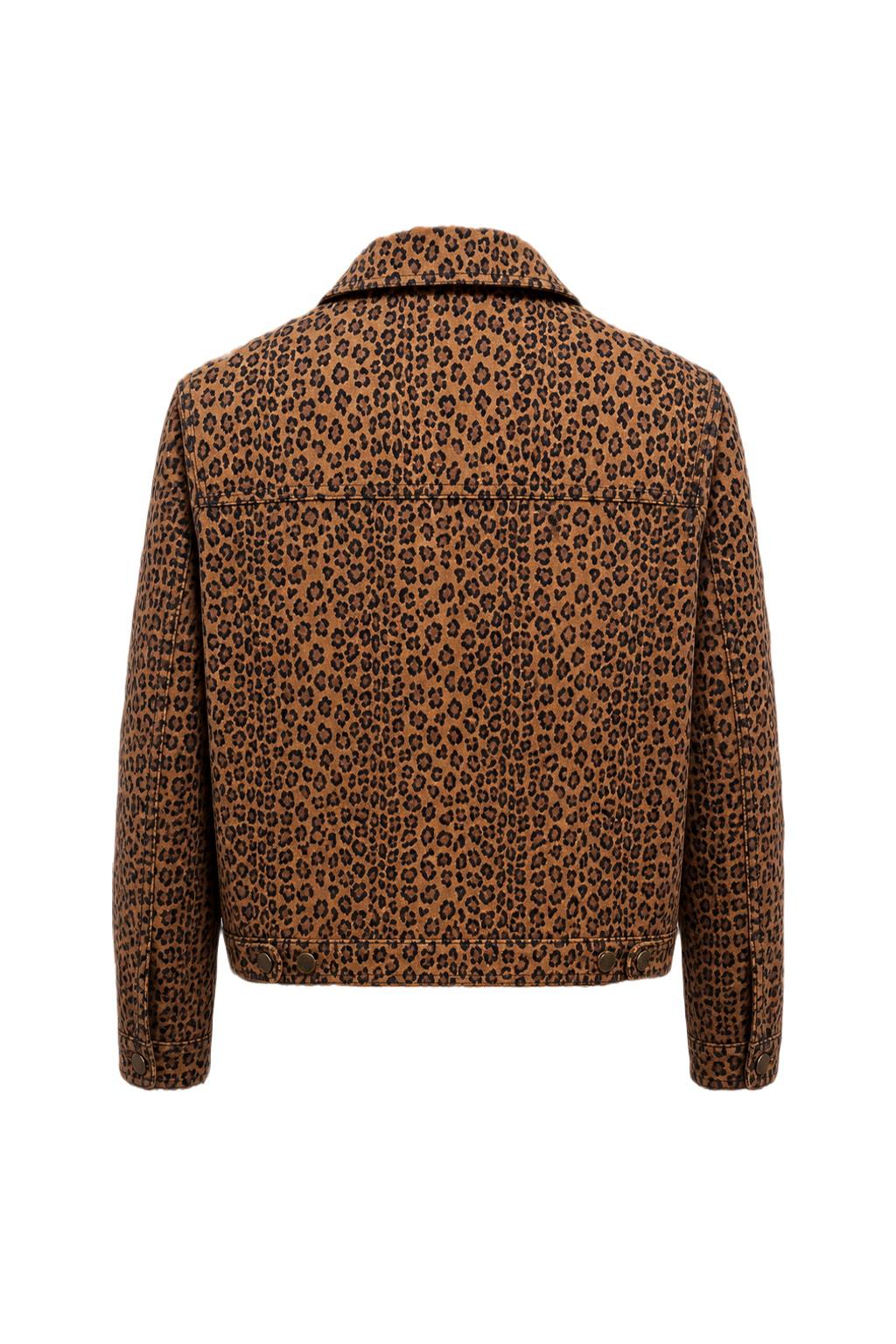 1990s Brown Cotton Jacket - Back View