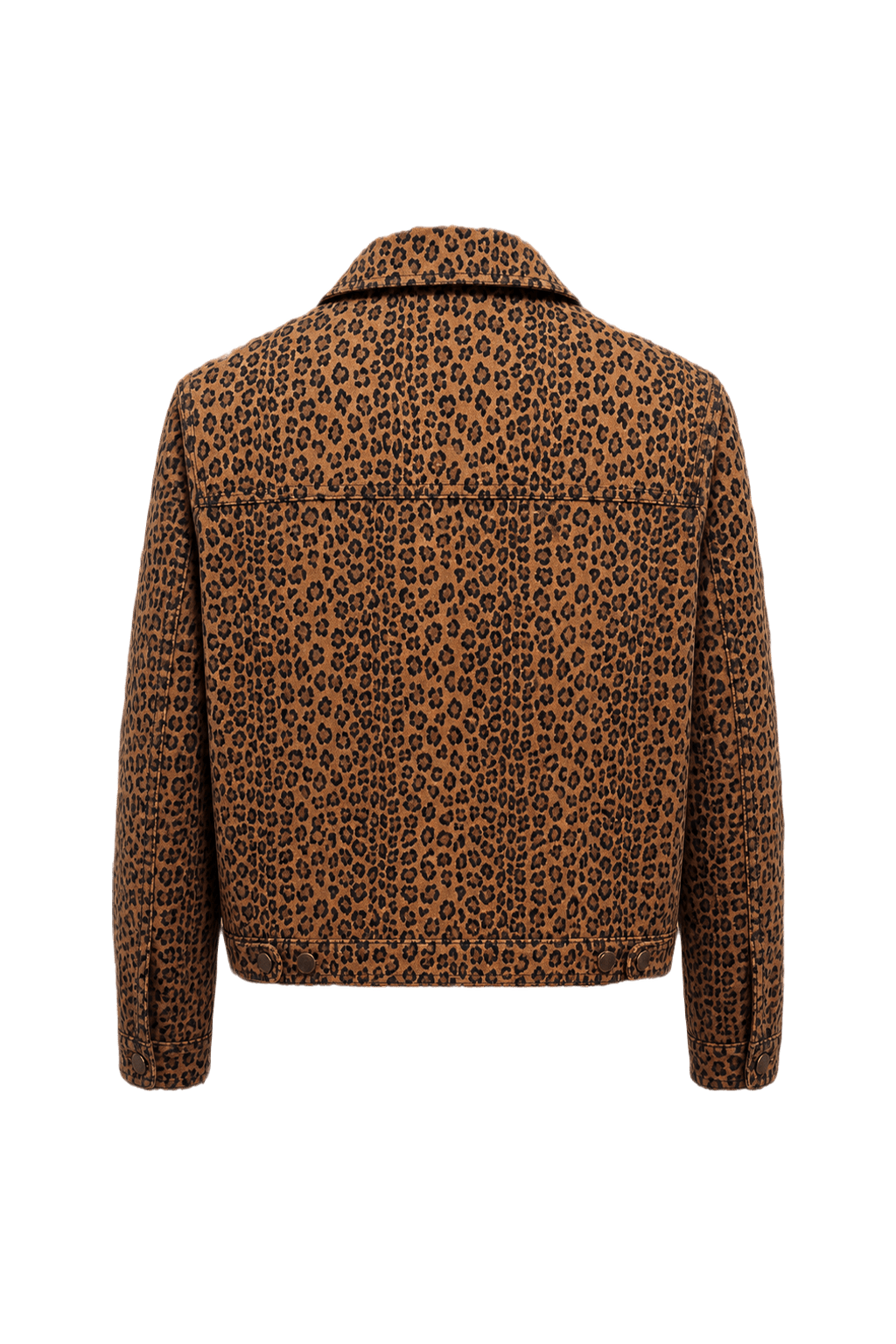 1990s Brown Cotton Jacket - Back View