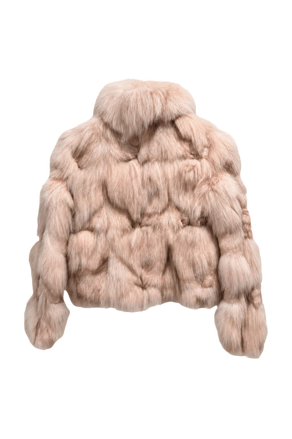 1990s Pink Fur Coat - Back View