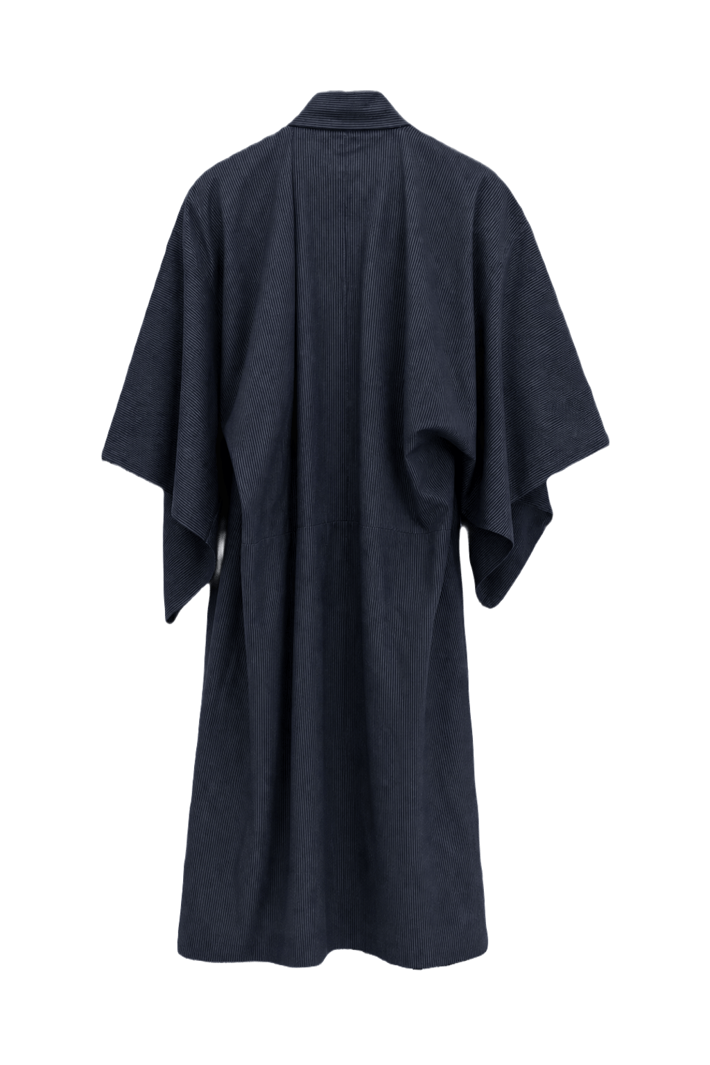 1930s Indigo Cotton Kimono - Back View