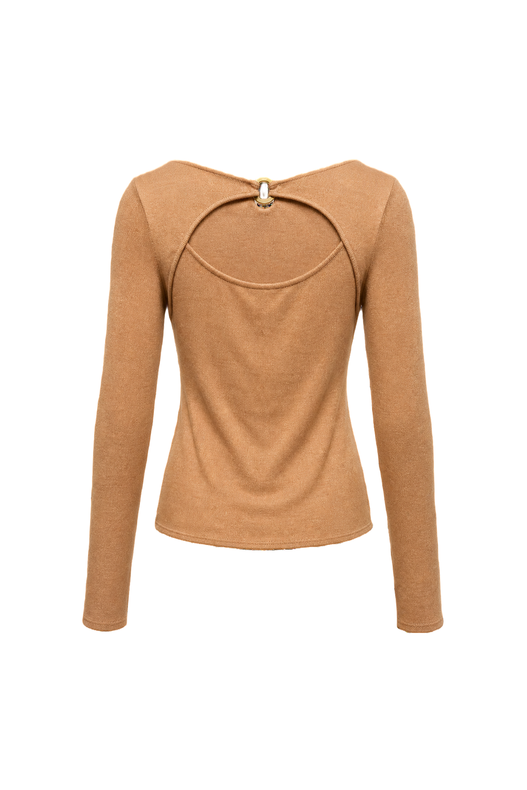 1990s Beige Cotton Sweater - Back View
