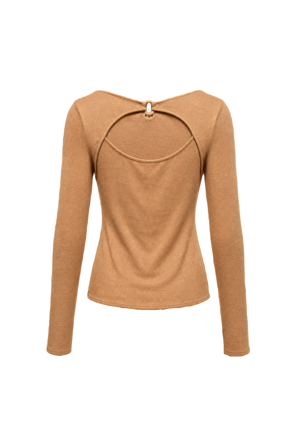 1990s Beige Cotton Sweater - Back View