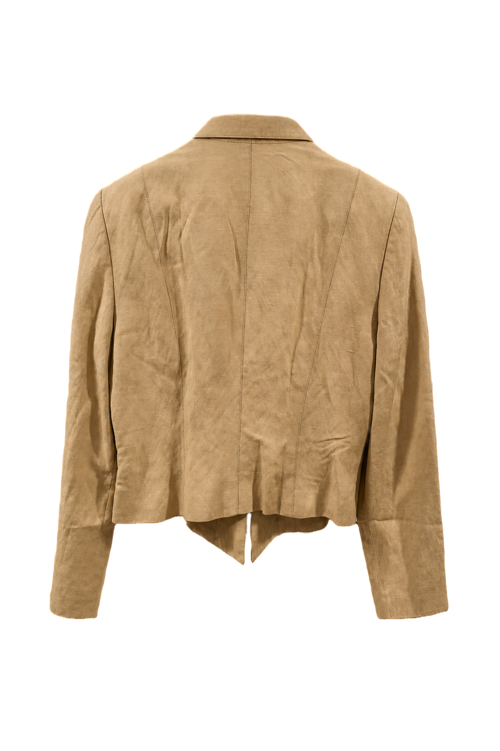 1990s Beige Cotton Jacket - Back View