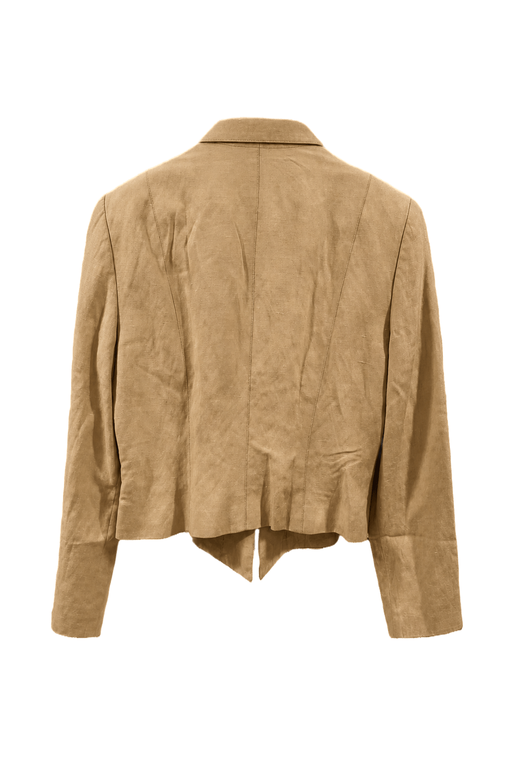 1990s Beige Cotton Jacket - Back View