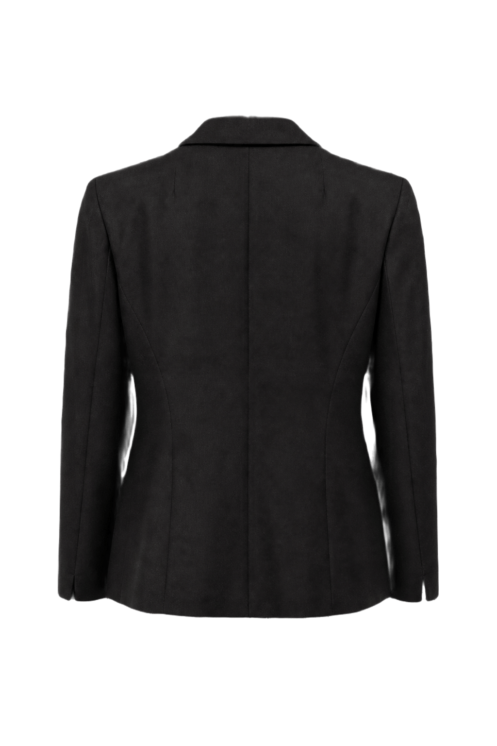 1930s Black Wool Jacket - Back View