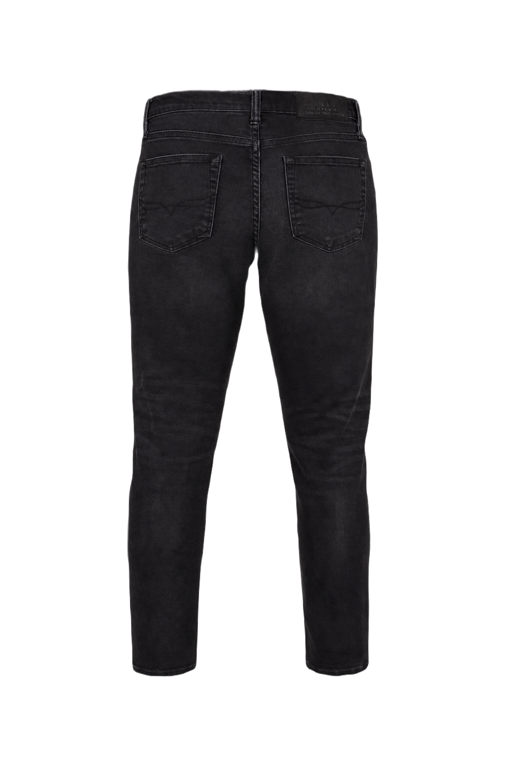 1990s Black Denim Jeans - Back View