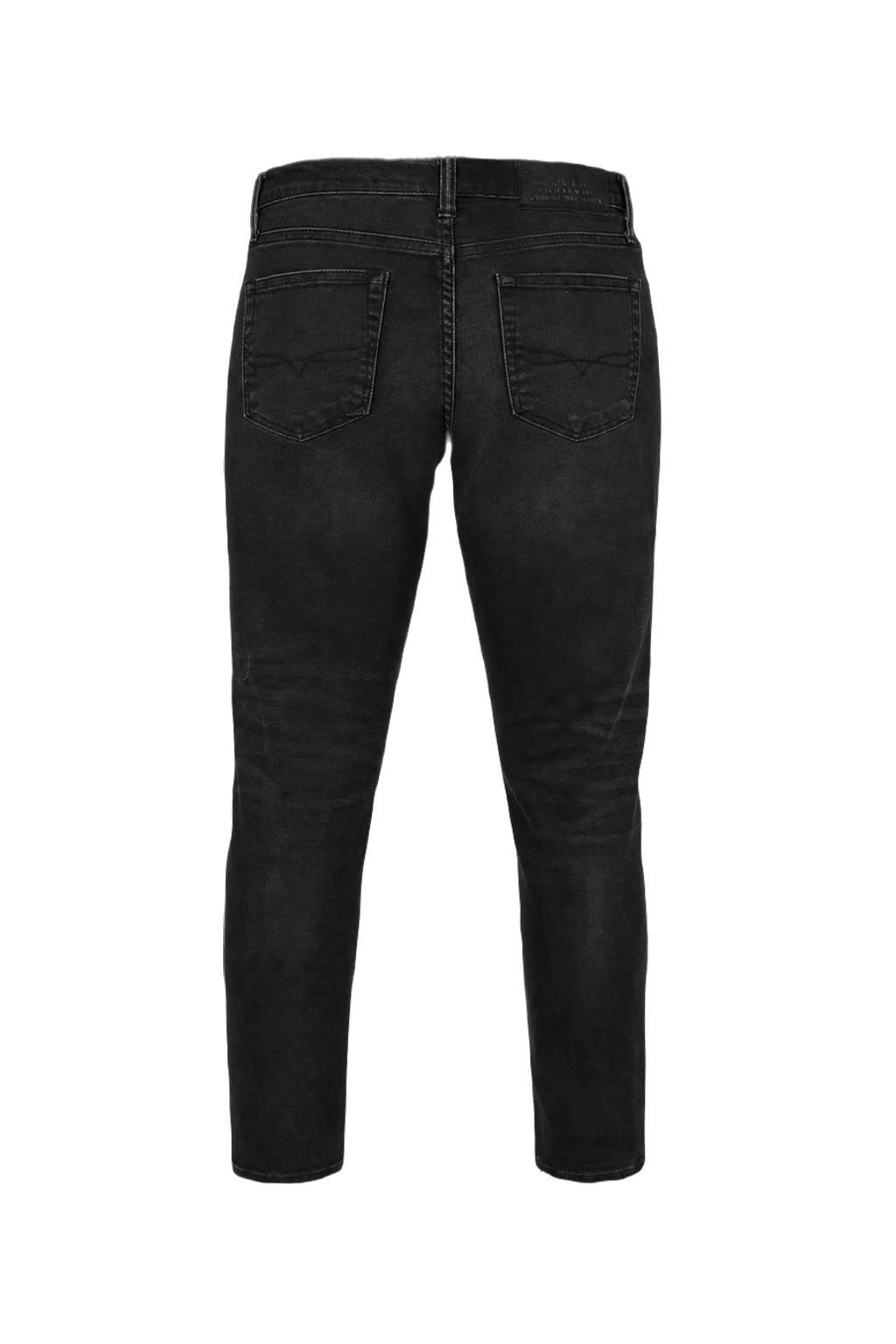 1990s Black Denim Jeans - Back View