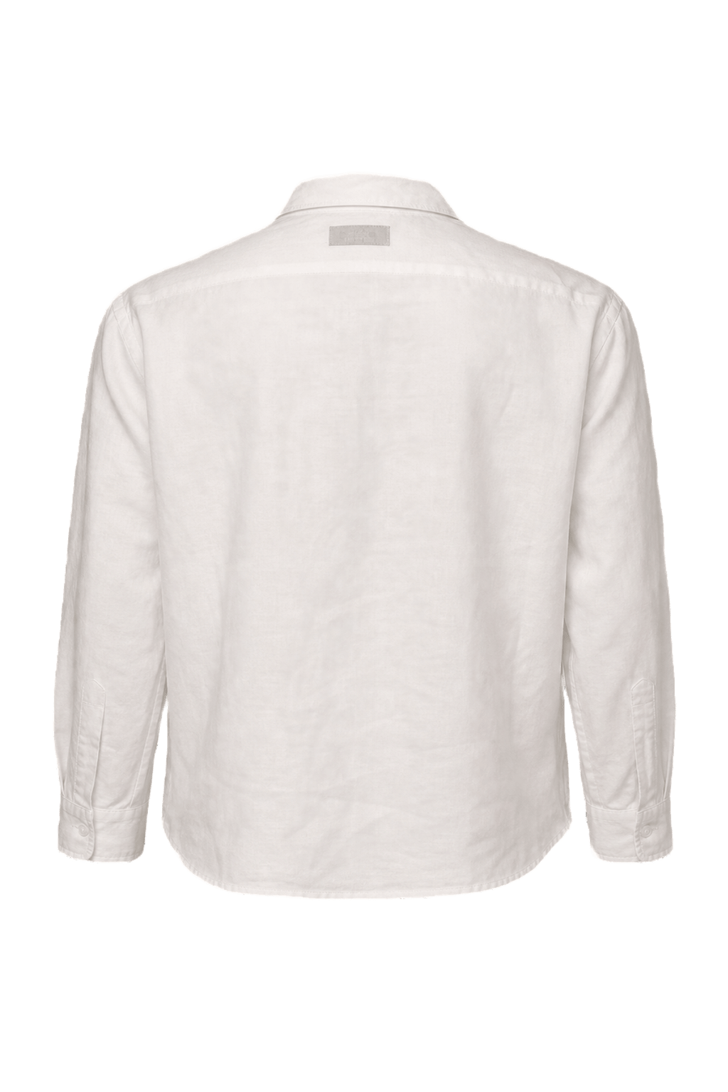 1990s White Cotton Shirt - Back View