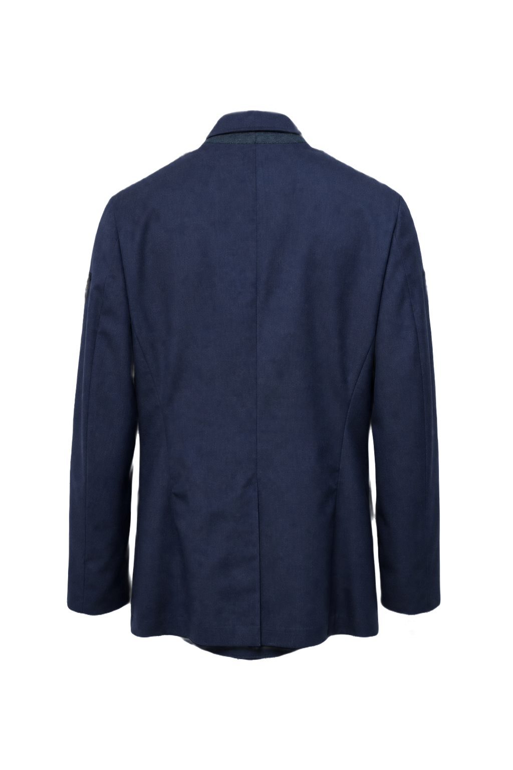 1960s Navy Blue Wool Jacket - Back View
