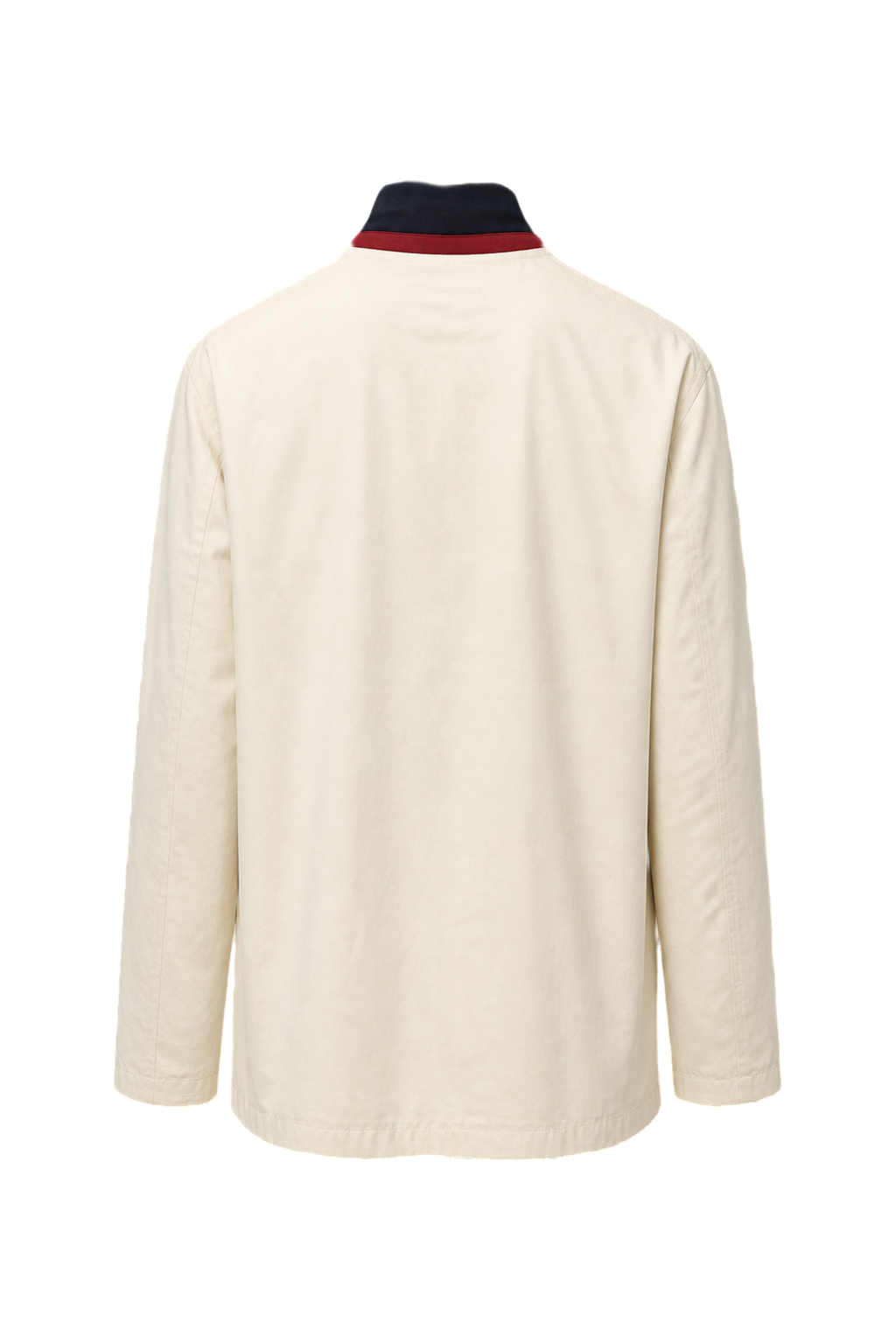 1980s Cream Cotton Jacket - Back View