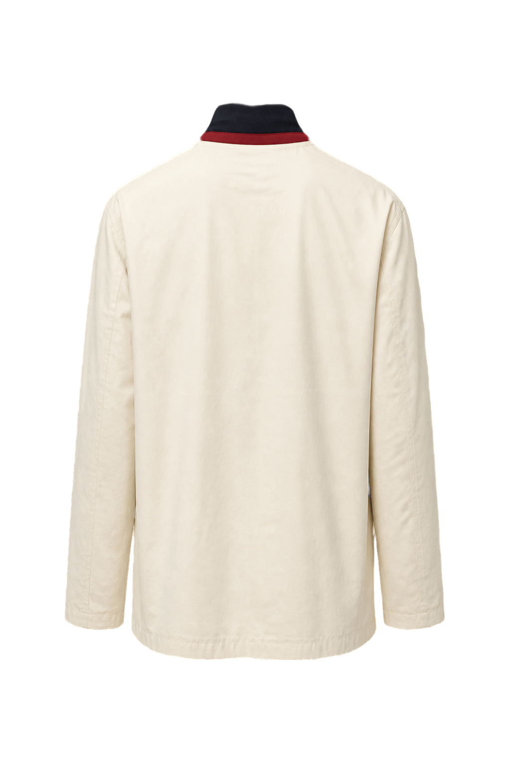 1980s Cream Cotton Jacket - Back View