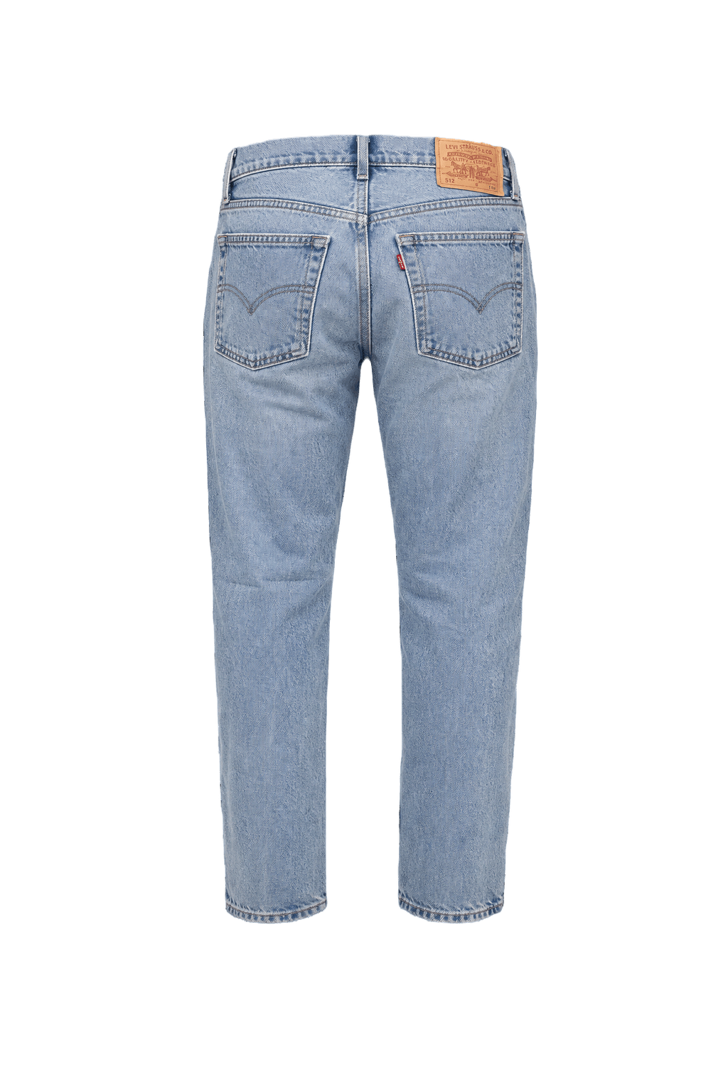 1980s Light Blue Denim Jeans - Back View
