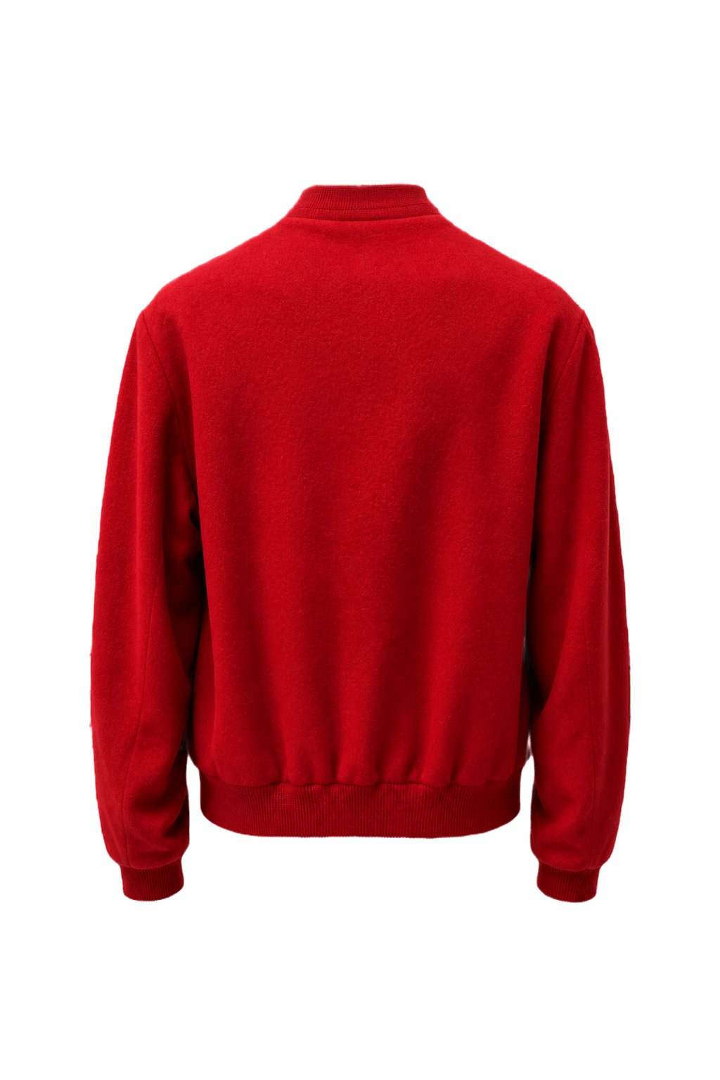 1960s Red Polyester Jacket - Back View