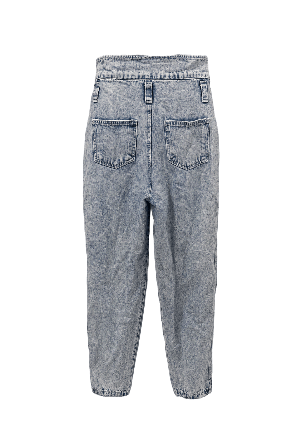 1990s Light Blue Denim Jeans - Back View