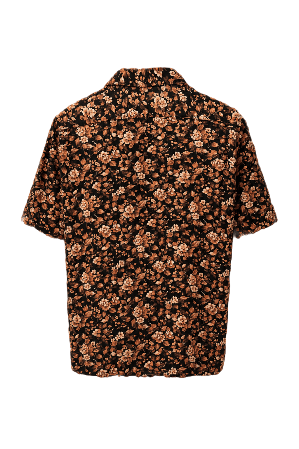1980s Black Cotton Shirt - Back View