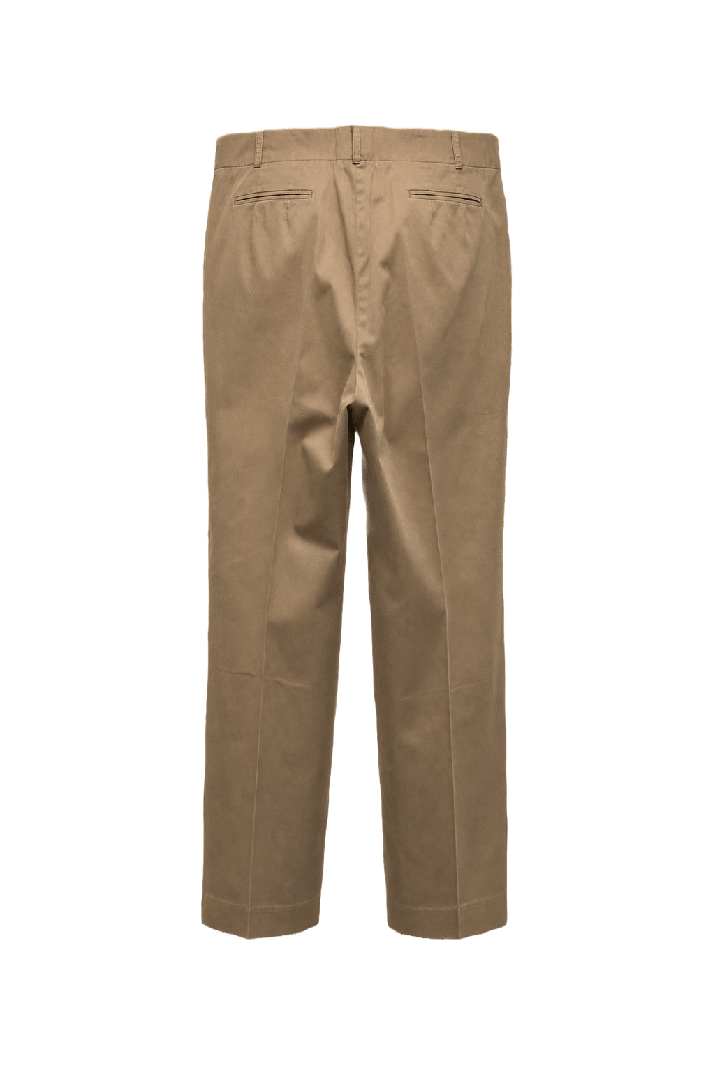 1990s Beige Cotton Trousers - Back View