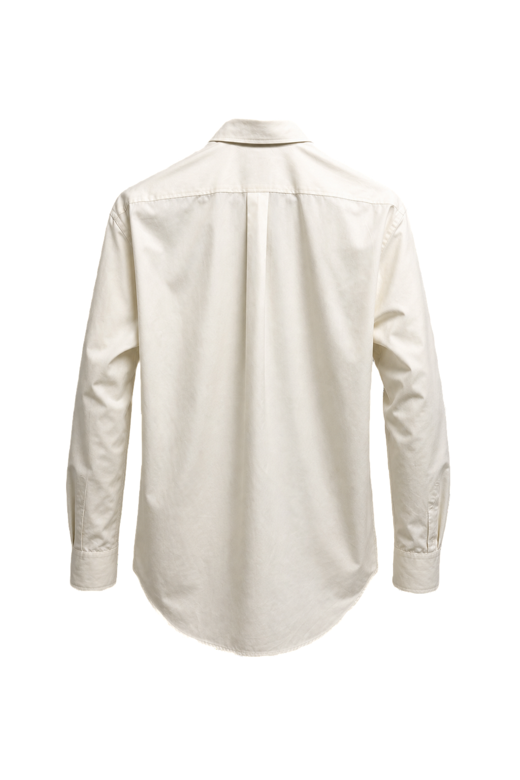 1980s White Cotton Shirt - Back View