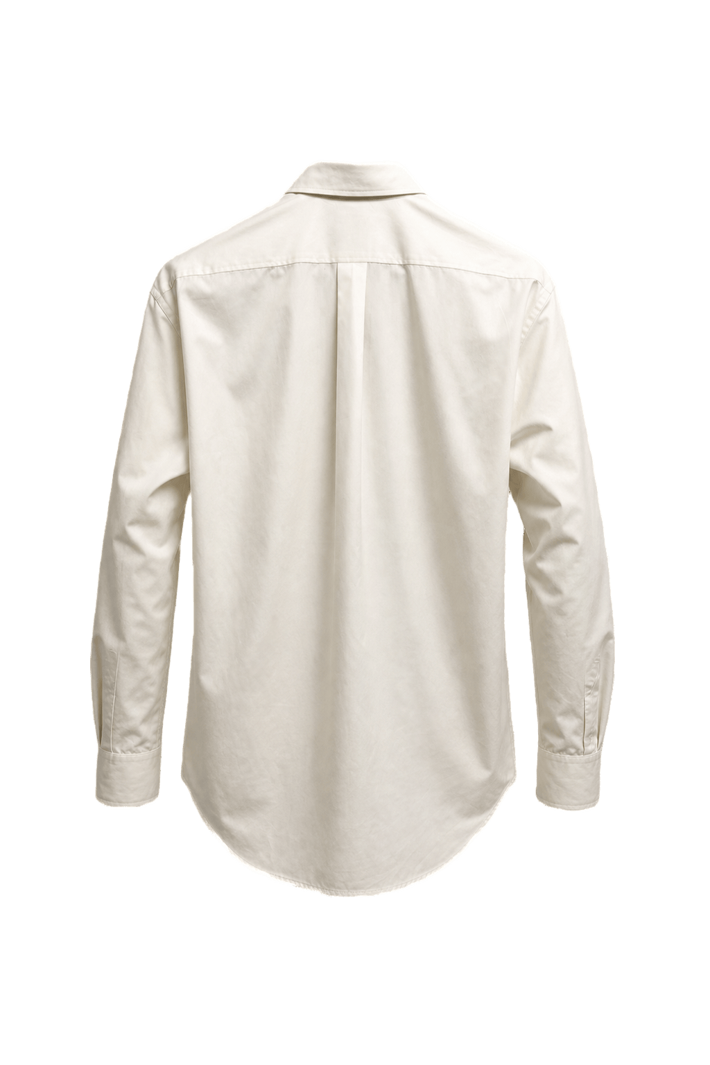 1980s White Cotton Shirt - Back View
