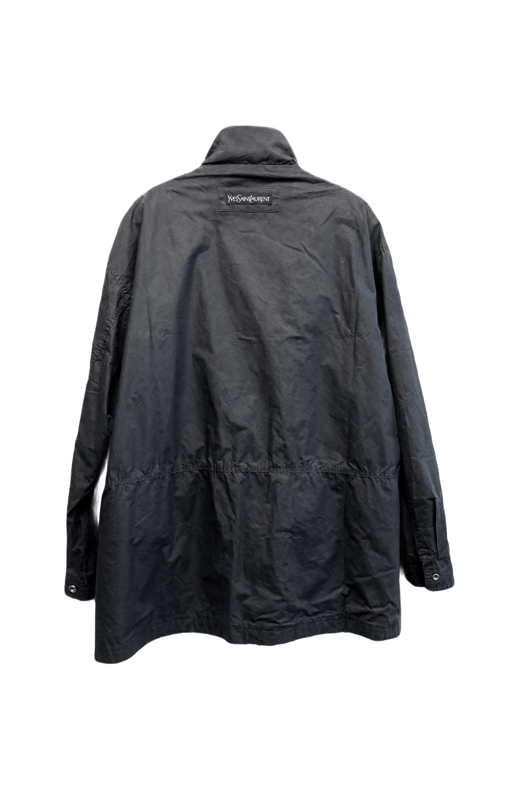 1990s Black Cotton Jacket - Back View