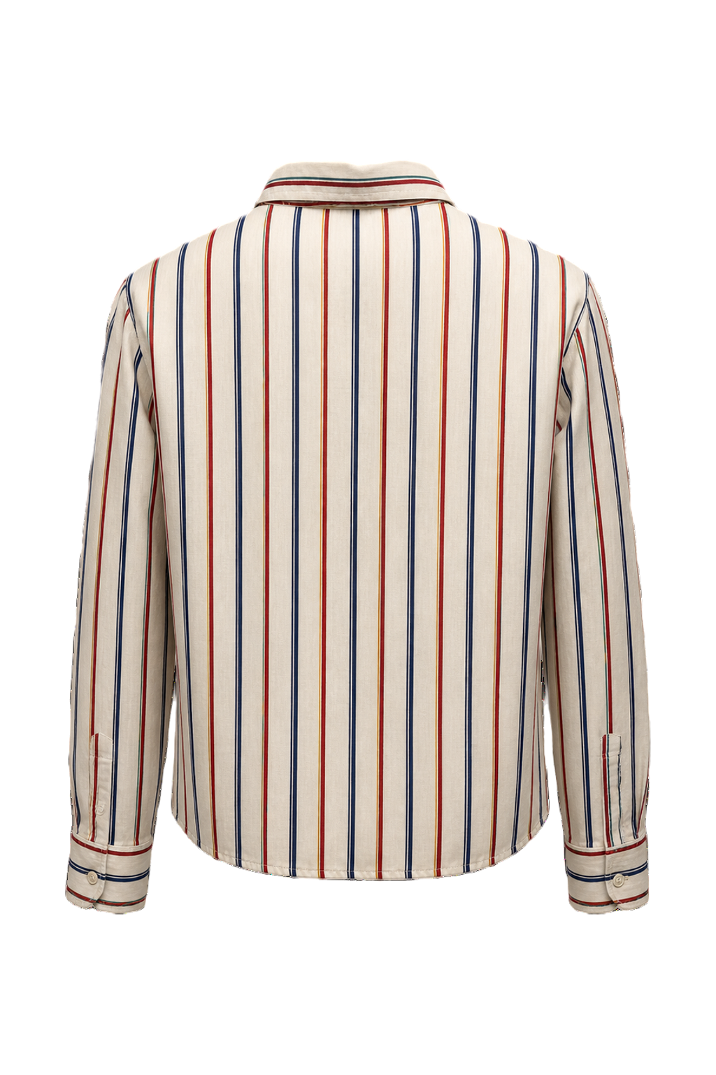 1970s Cream Cotton Shirt - Back View