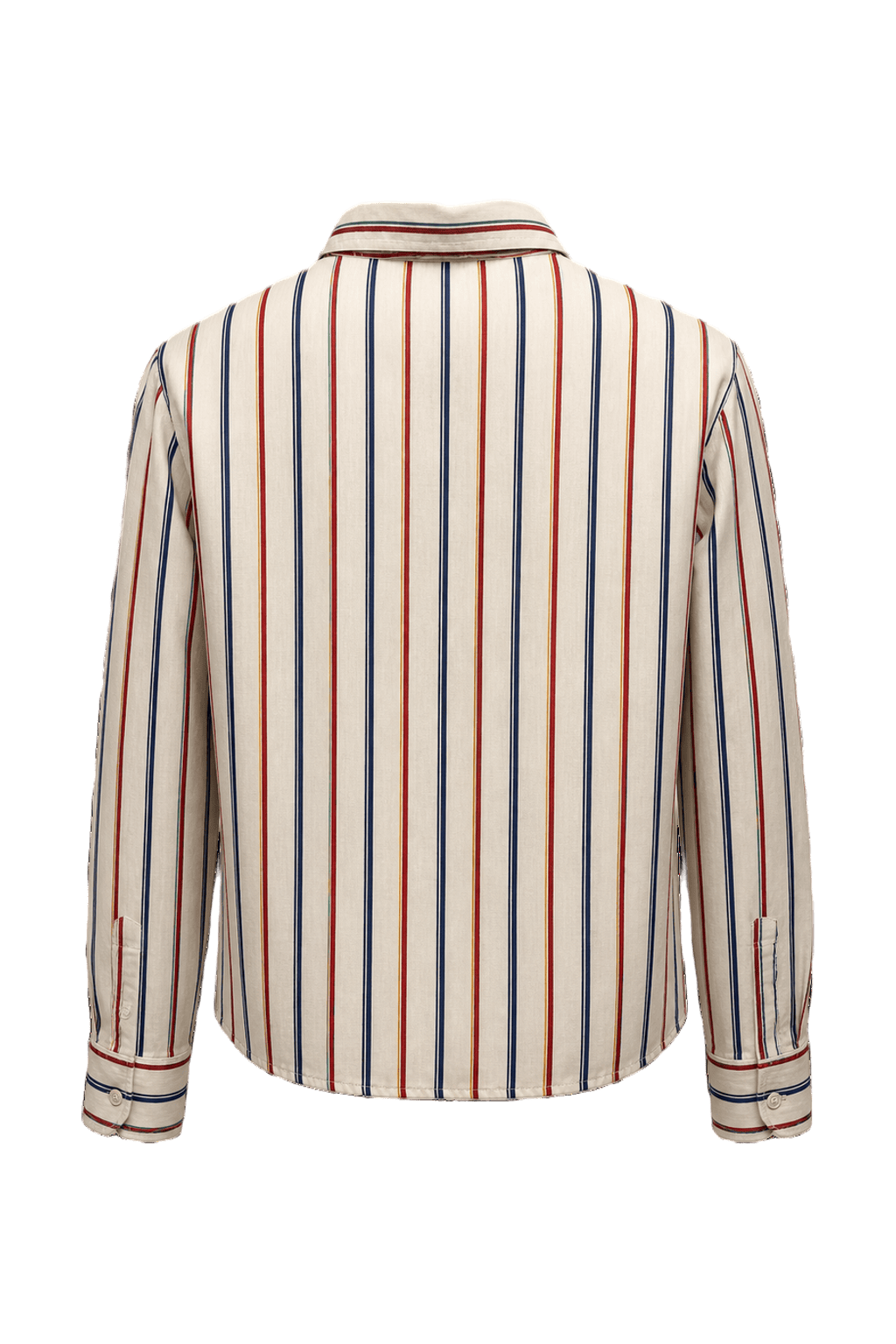 1970s Cream Cotton Shirt - Back View