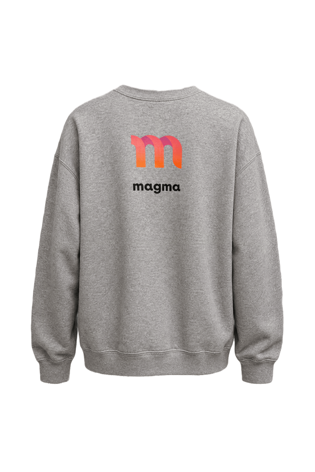 2000s Light Gray Cotton Blend Sweater - Back View