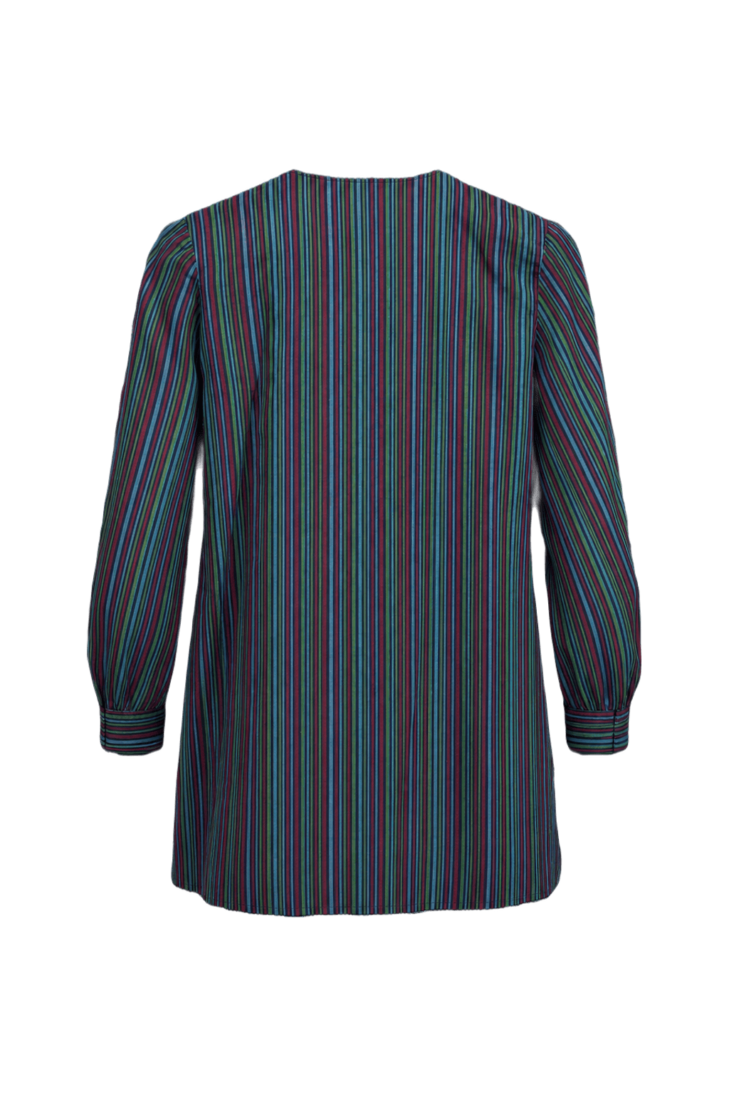 1970s Multicolor Cotton Tunic - Back View