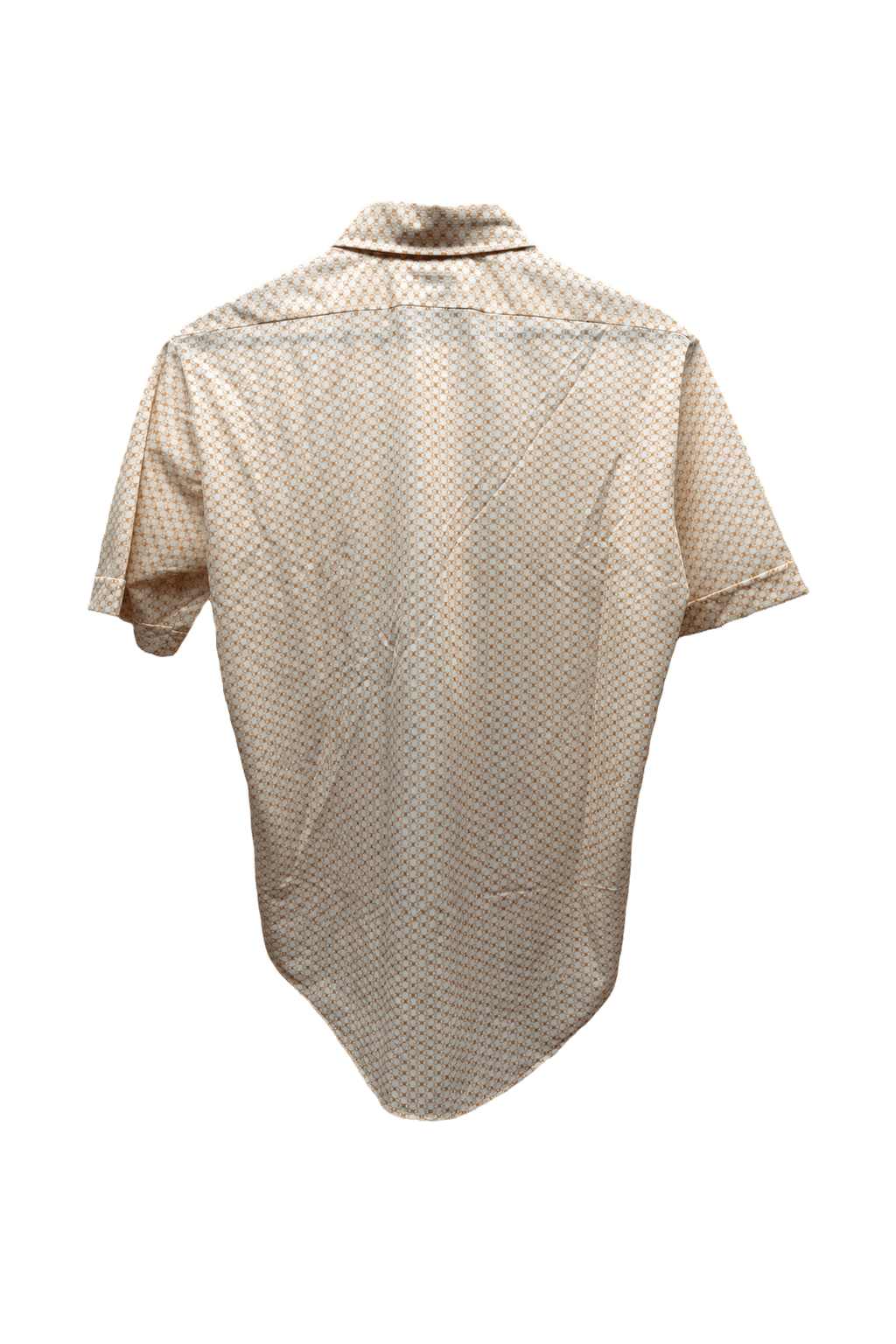 1970s Cream Cotton Shirt - Back View