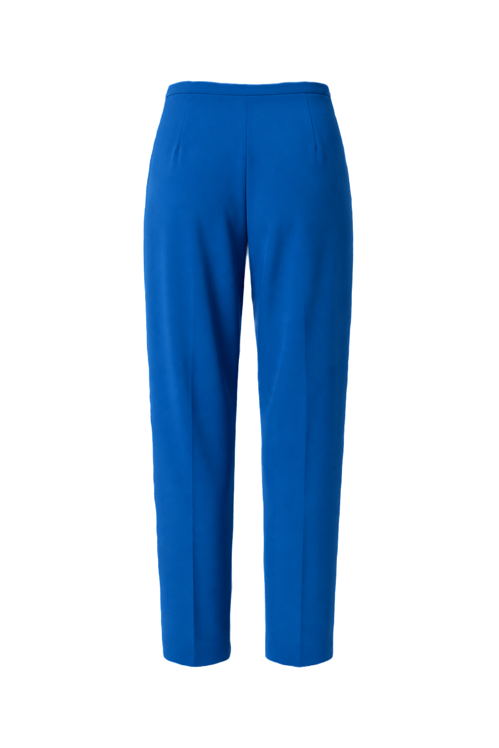 1990s Vibrant Blue Polyester Pants - Back View