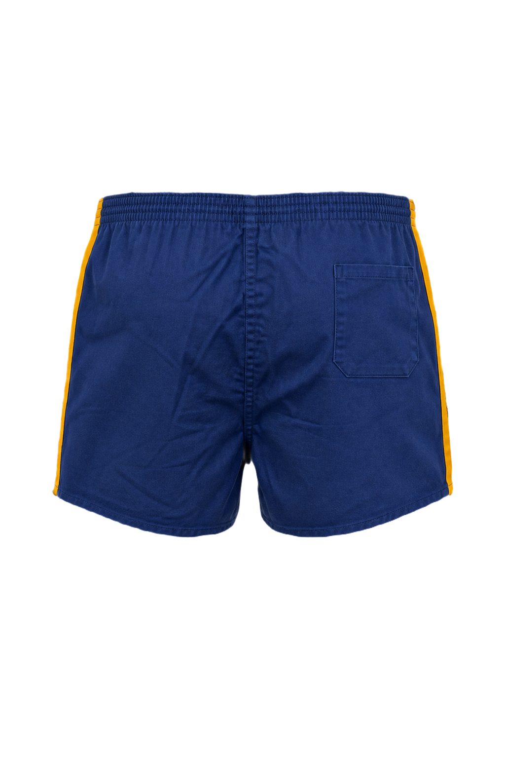 1980s Blue Cotton Shorts - Back View