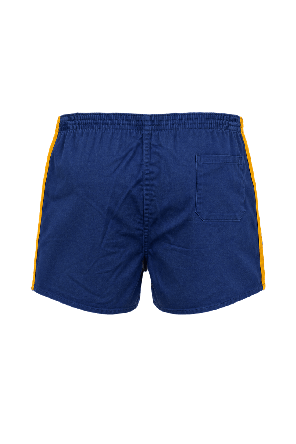 1980s Blue Cotton Shorts - Back View