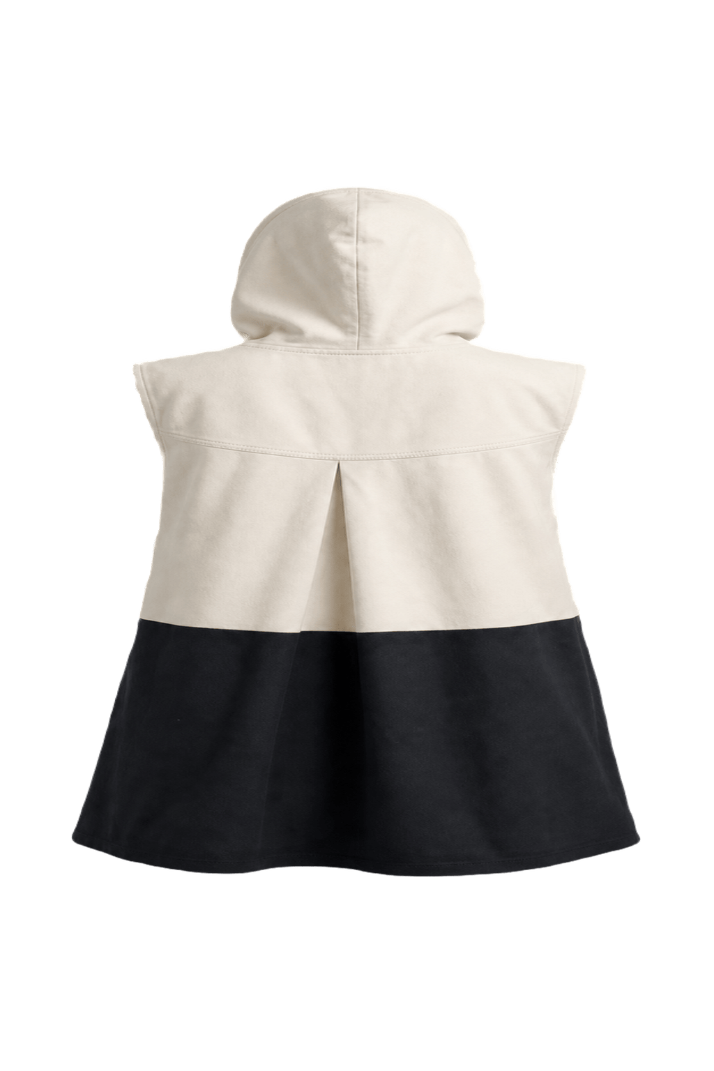 1980s Cream Cotton Blend Jacket - Back View