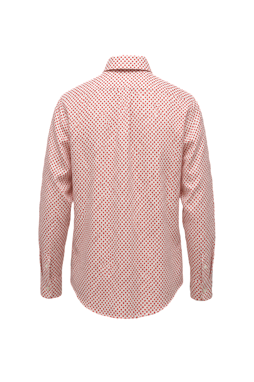 1970s White Cotton Shirt - Back View