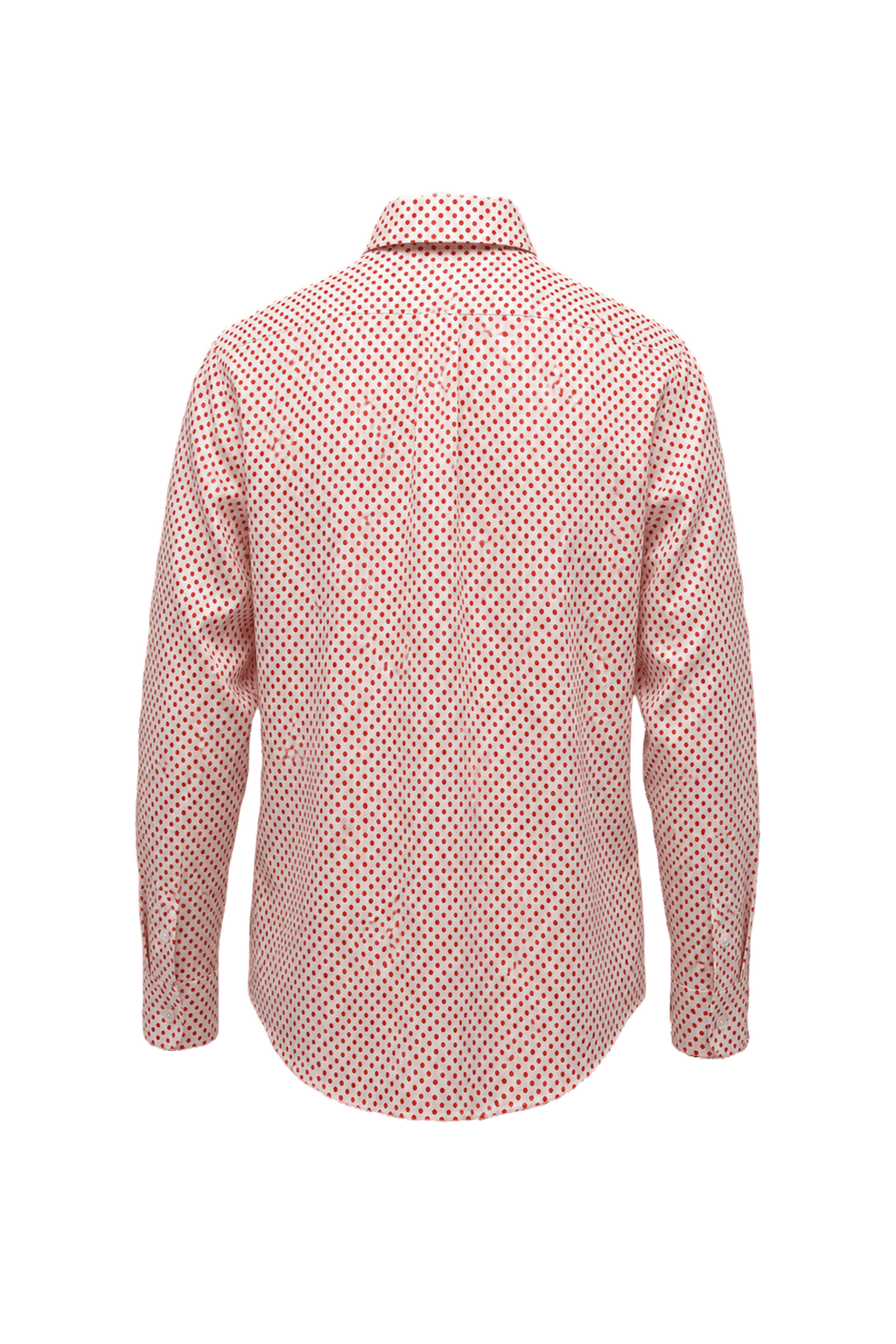 1970s White Cotton Shirt - Back View