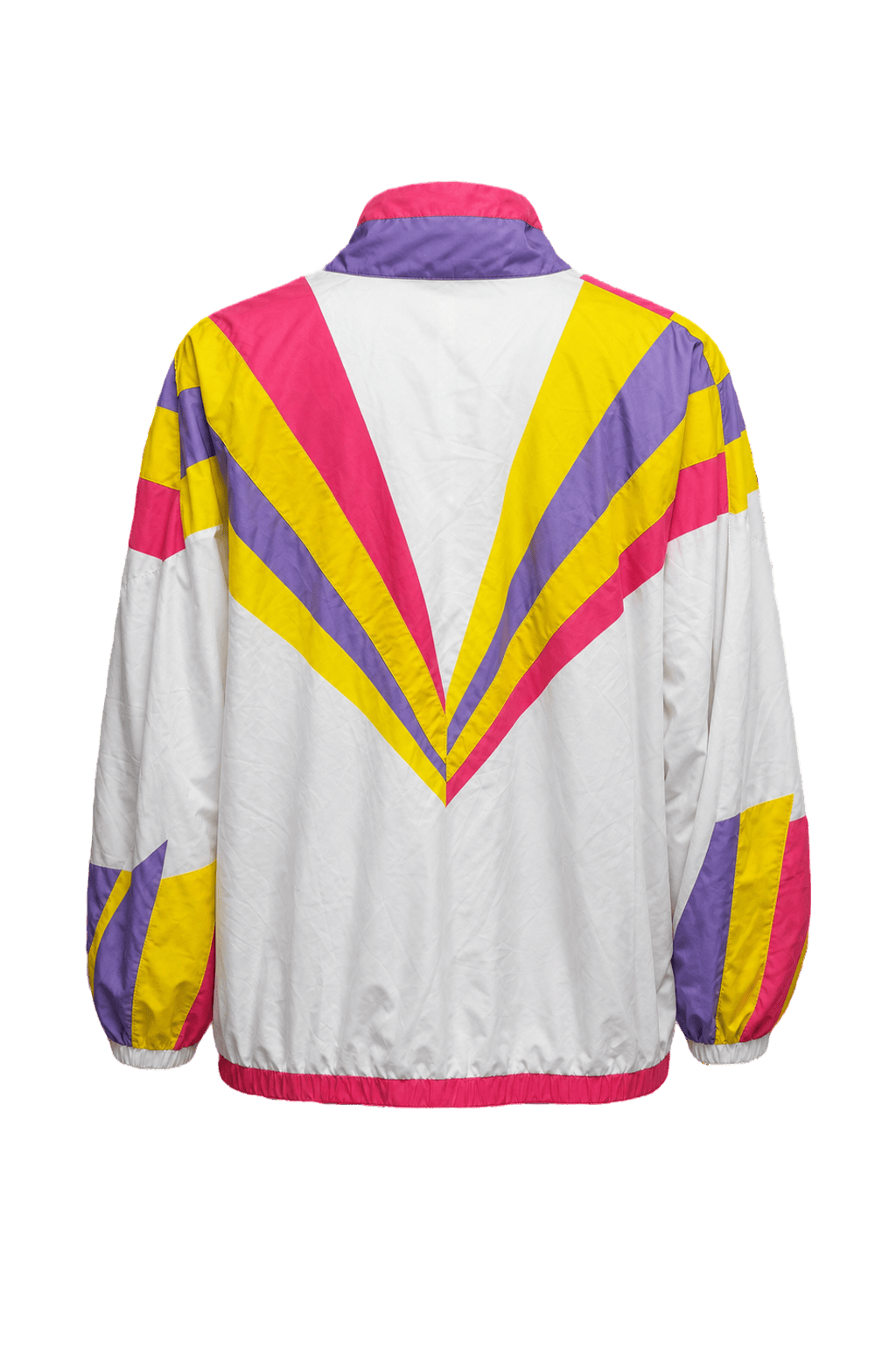 1990s White Nylon Jacket - Back View