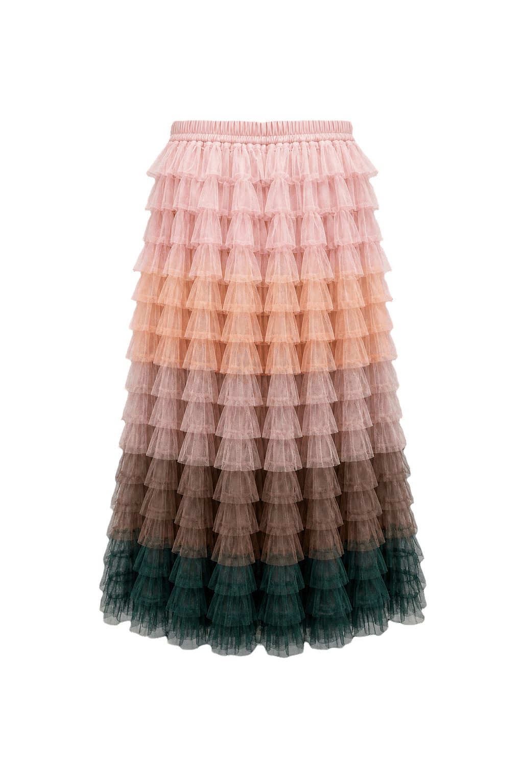 1980s Pink Tulle Skirt - Back View