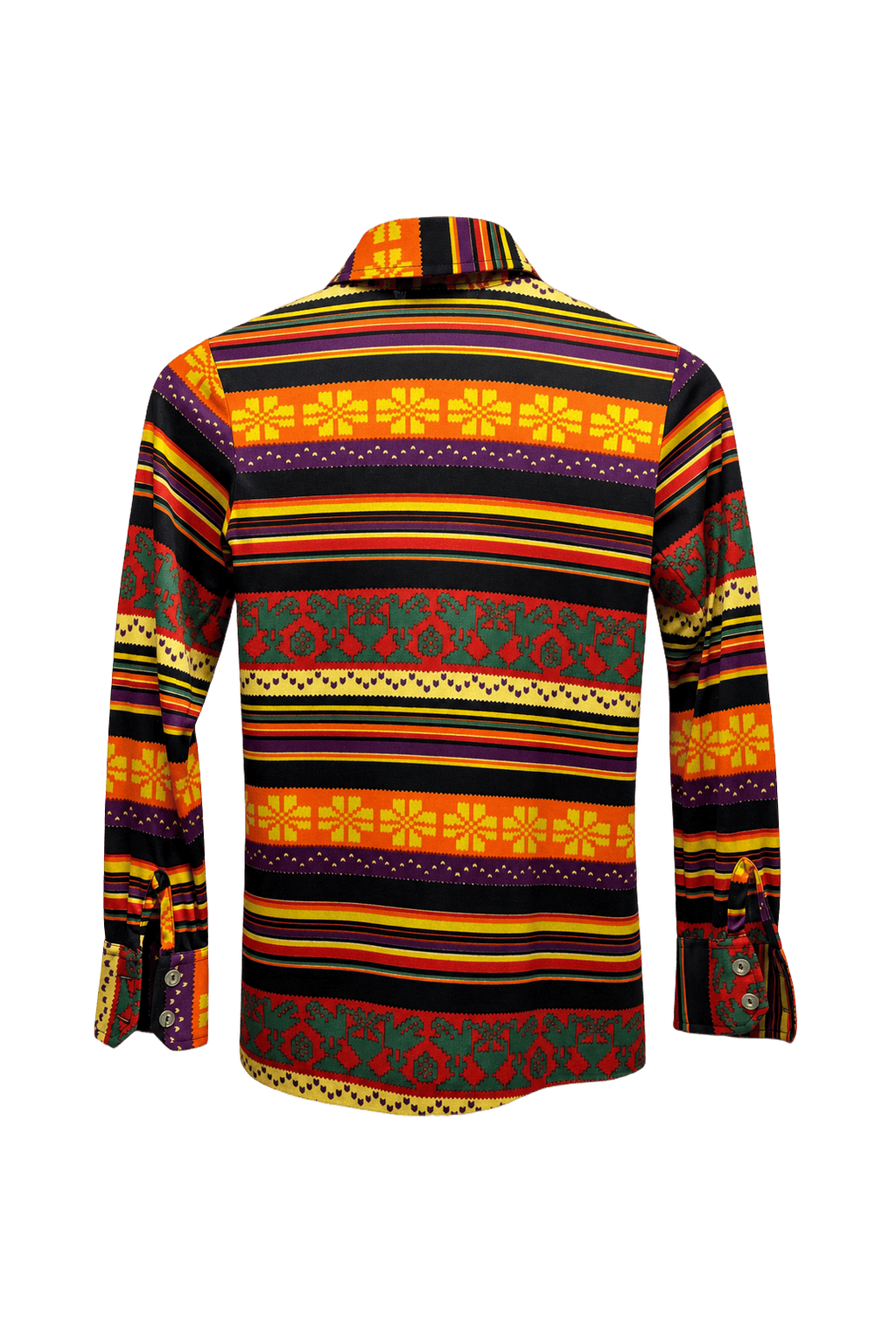 1970s Multi-Color Smooth Shirt - Back View