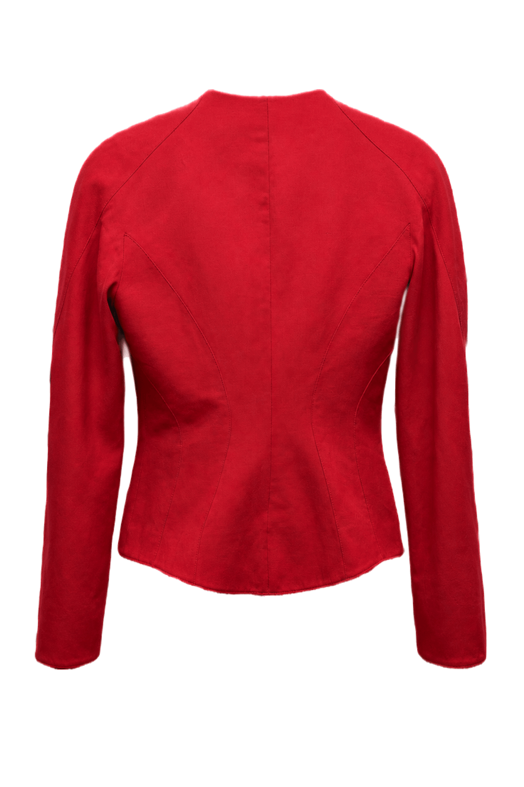 1980s Red Wool Jacket - Back View