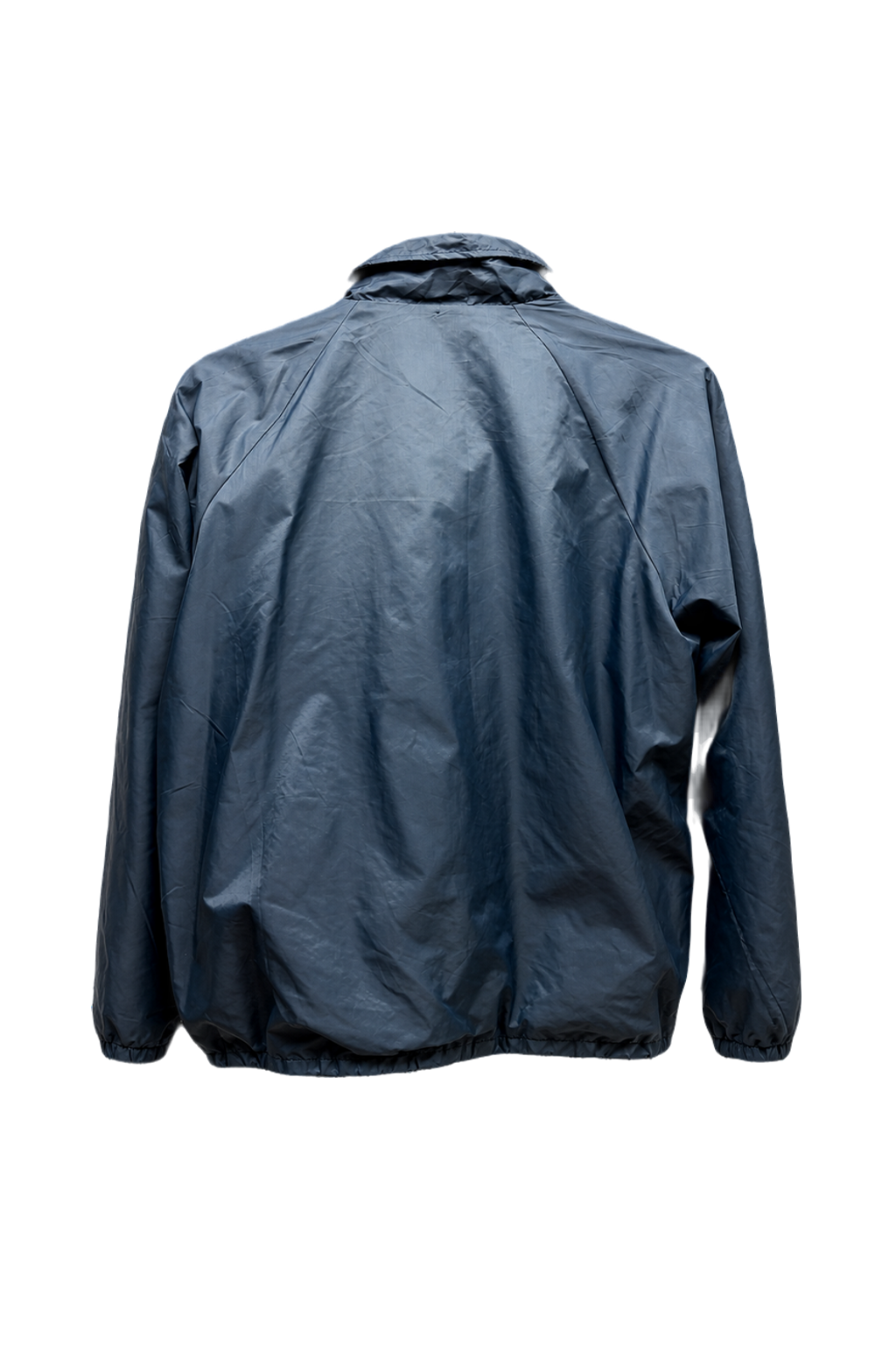 1990s Navy Blue Nylon Jacket - Back View
