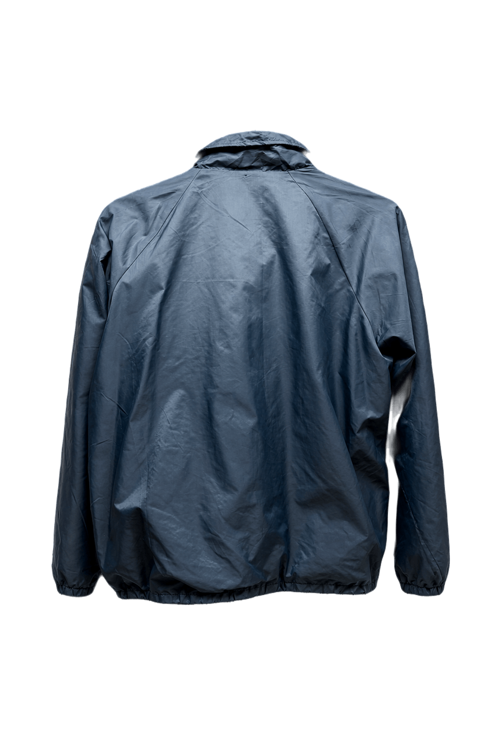 1990s Navy Blue Nylon Jacket - Back View