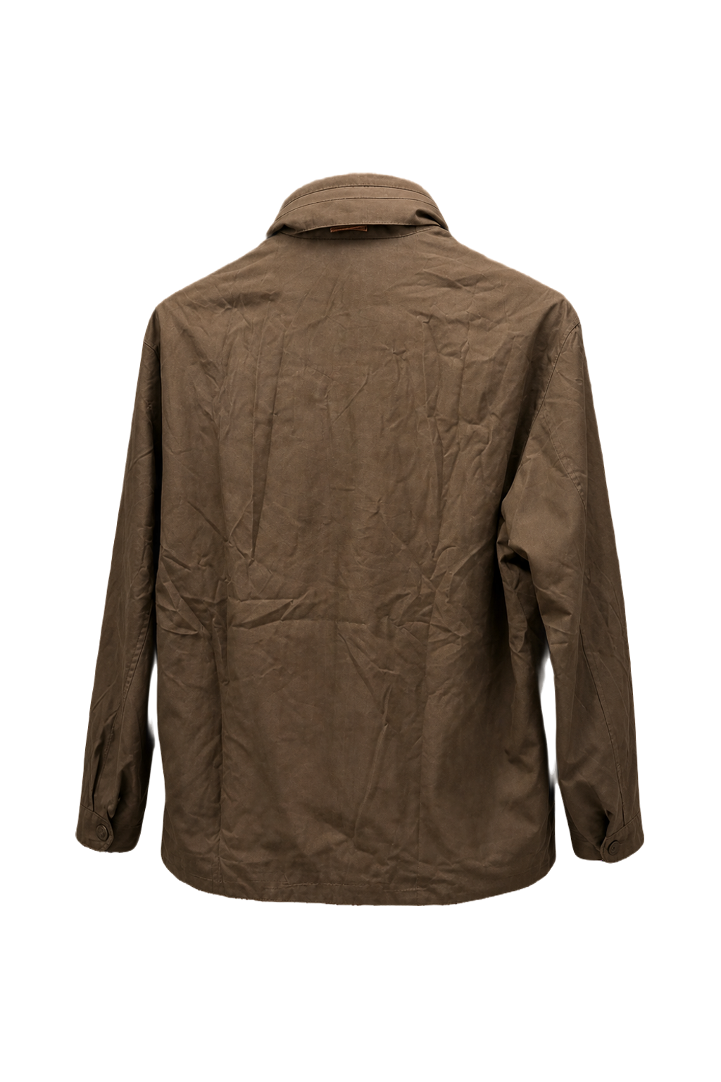 1970s Tan Cotton Jacket - Back View