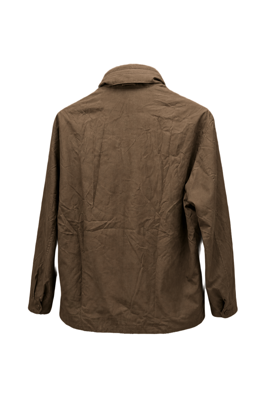 1970s Tan Cotton Jacket - Back View