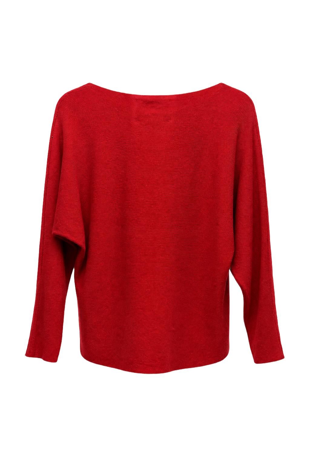 1990s Red Synthetic Blend Sweater - Back View