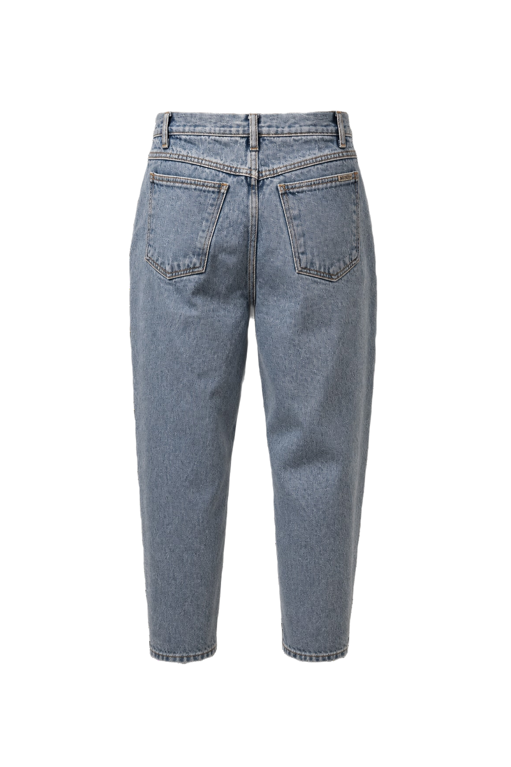 1980s Light Blue Cotton Denim Jeans - Back View