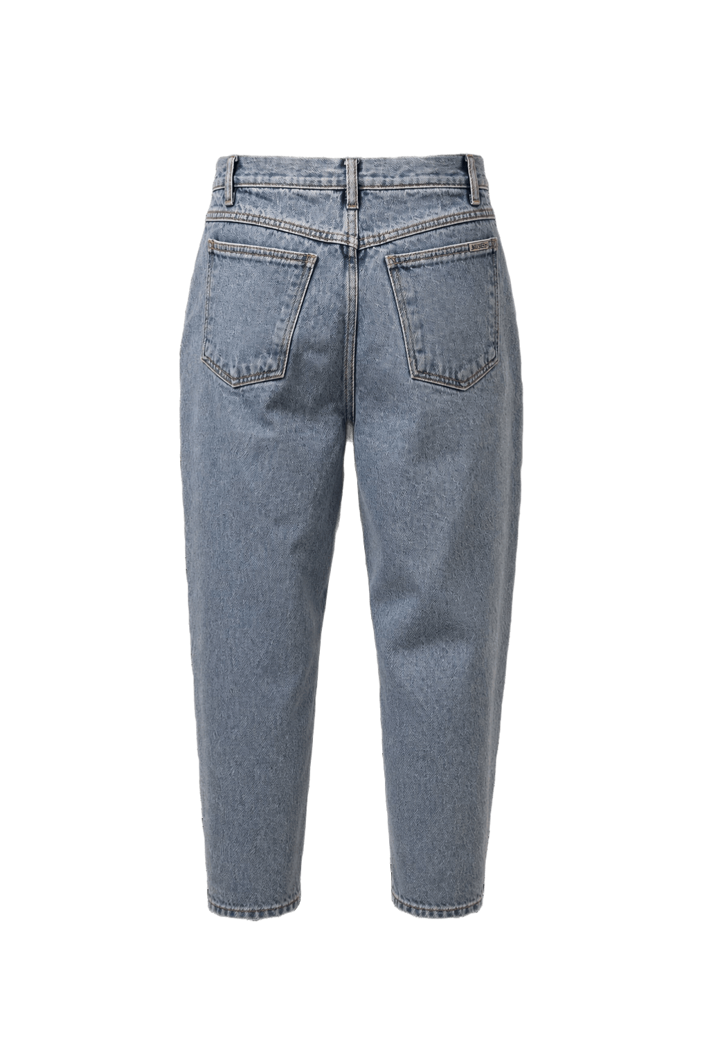 1980s Light Blue Cotton Denim Jeans - Back View