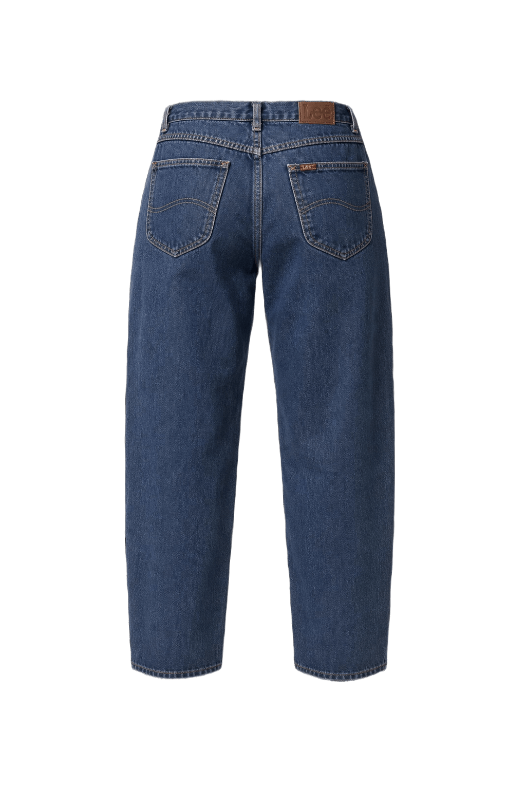 1980s Blue Denim Jeans - Back View
